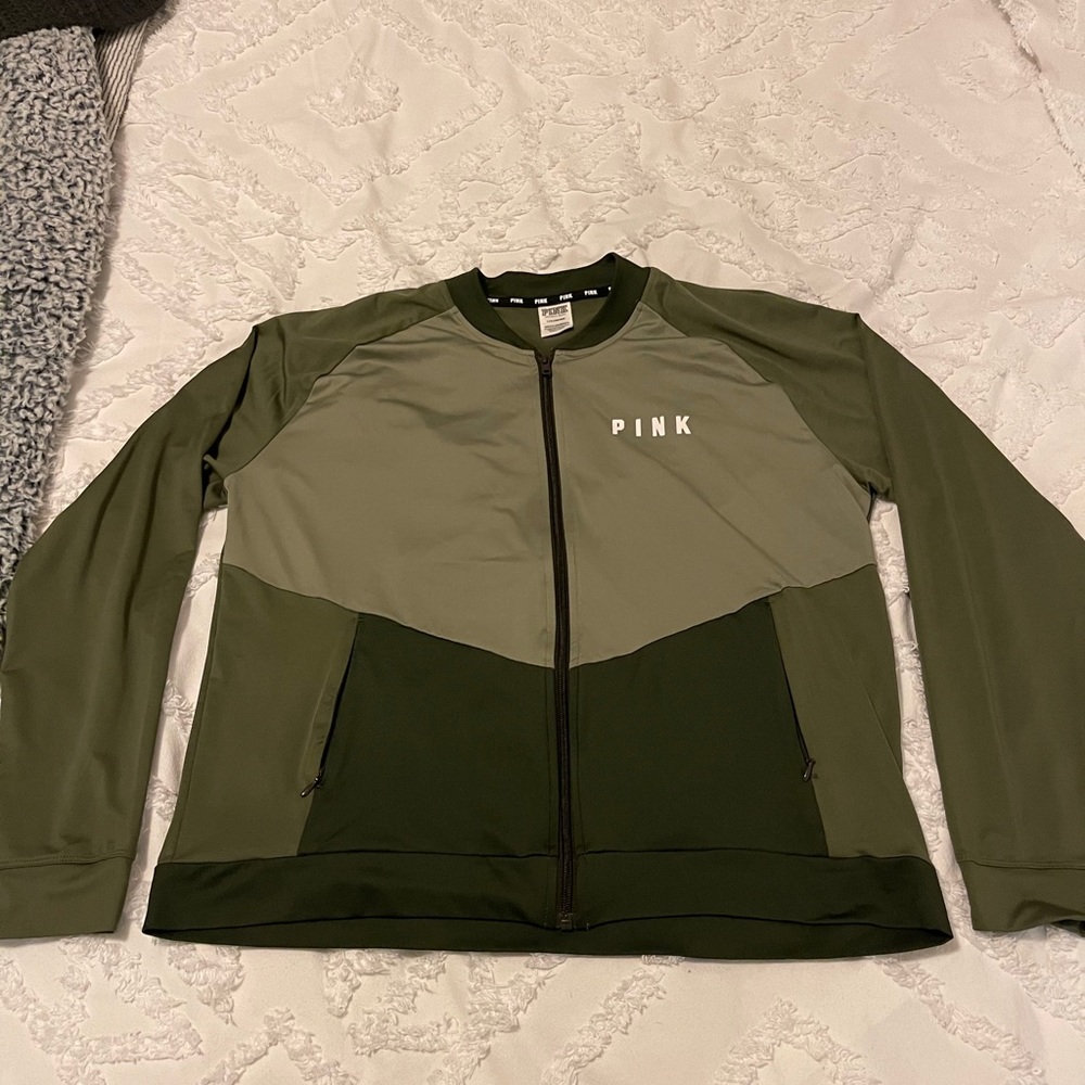 PINK New Satin bomber jacket
